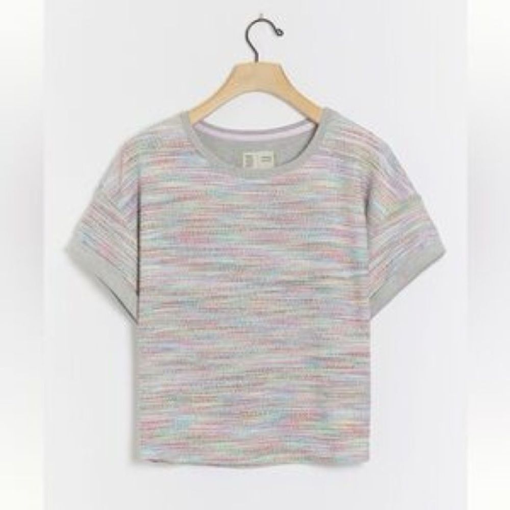 Anthropologie Saturday Sunday Aphra Space Dyed Knit Crop Sweater Size Small GUC - Picture 9 of 9
